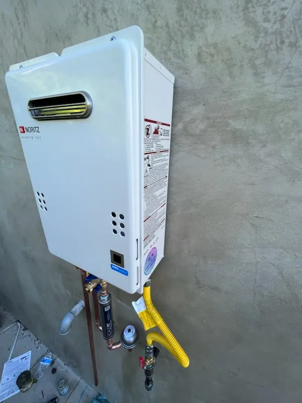 Tankless water heater installation for Festival Foothills homes